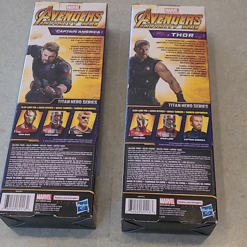 Marvel Avengers Infinity War Captain America and Thor Figures 12